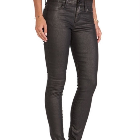 Joe's Jeans Mid Rise Skinny Ainsley black jeans - Picture 4 of 8